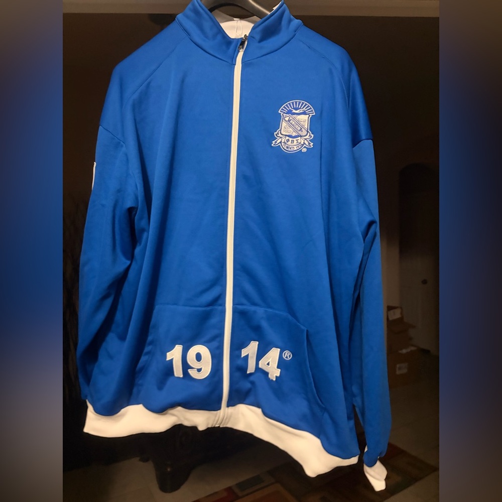 Blue Zip-Up Jacket